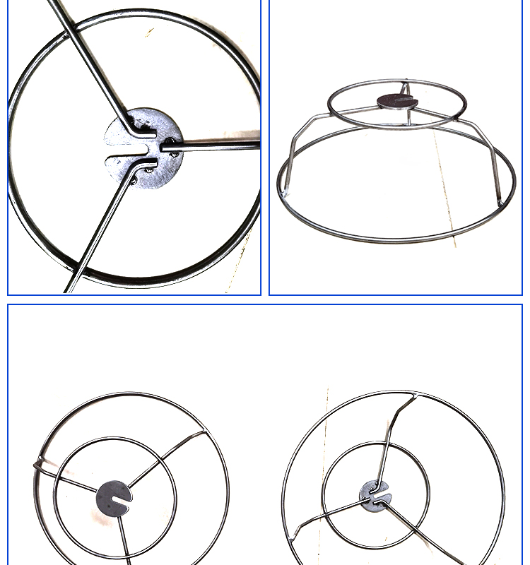 8mm welding frame, lampshade, iron wire pipe bending processing product, hotel clubhouse, insulated tableware support, iron wire frame