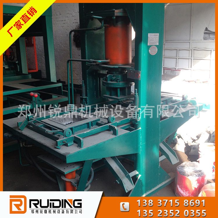 Multifunctional road permeable brick machine, hydraulic unburned brick making equipment, Ruiding Machinery