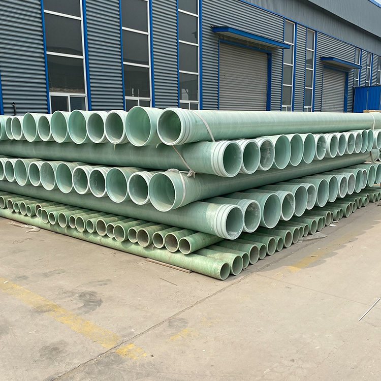 Fiberglass reinforced plastic wound pipeline chemical ventilation pipe process composite pipe with diverse specifications and large diameter sand pipe