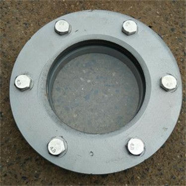 Stainless steel atmospheric pressure sight glass pressure vessel sight glass strip flange through type supply