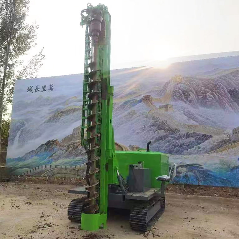 Customized photovoltaic pile driver, crawler spiral drilling machine, multifunctional pile driver, photovoltaic pile driver