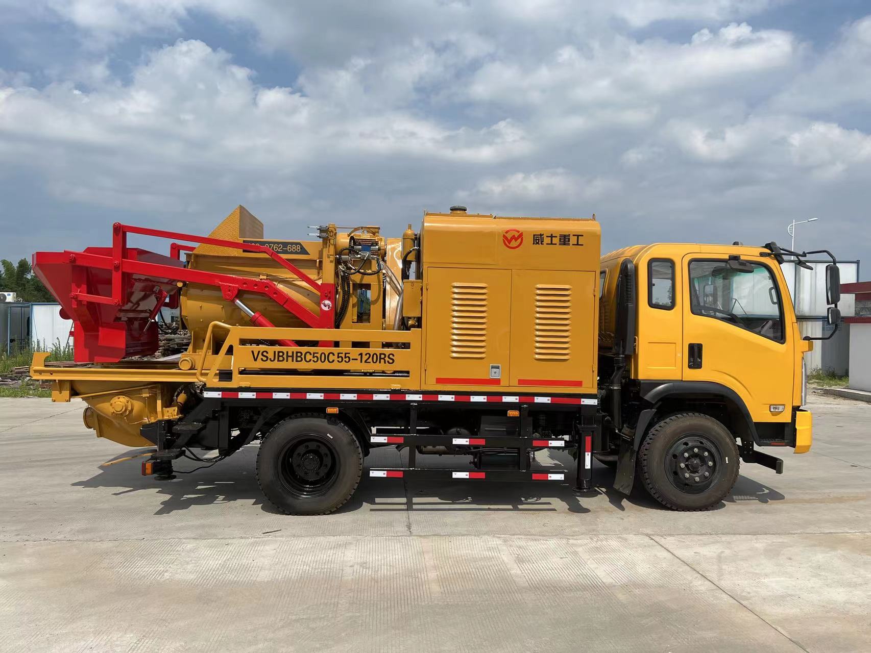 Weishi Heavy Industry Concrete Construction God Mixing Vehicle Pumping Integrated Machine C10 Series