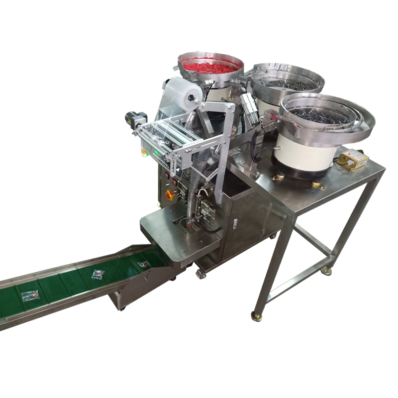 Fully automatic car tire screw point mixing machine Wheel four wheel positioning eccentric screw bolt packaging machine