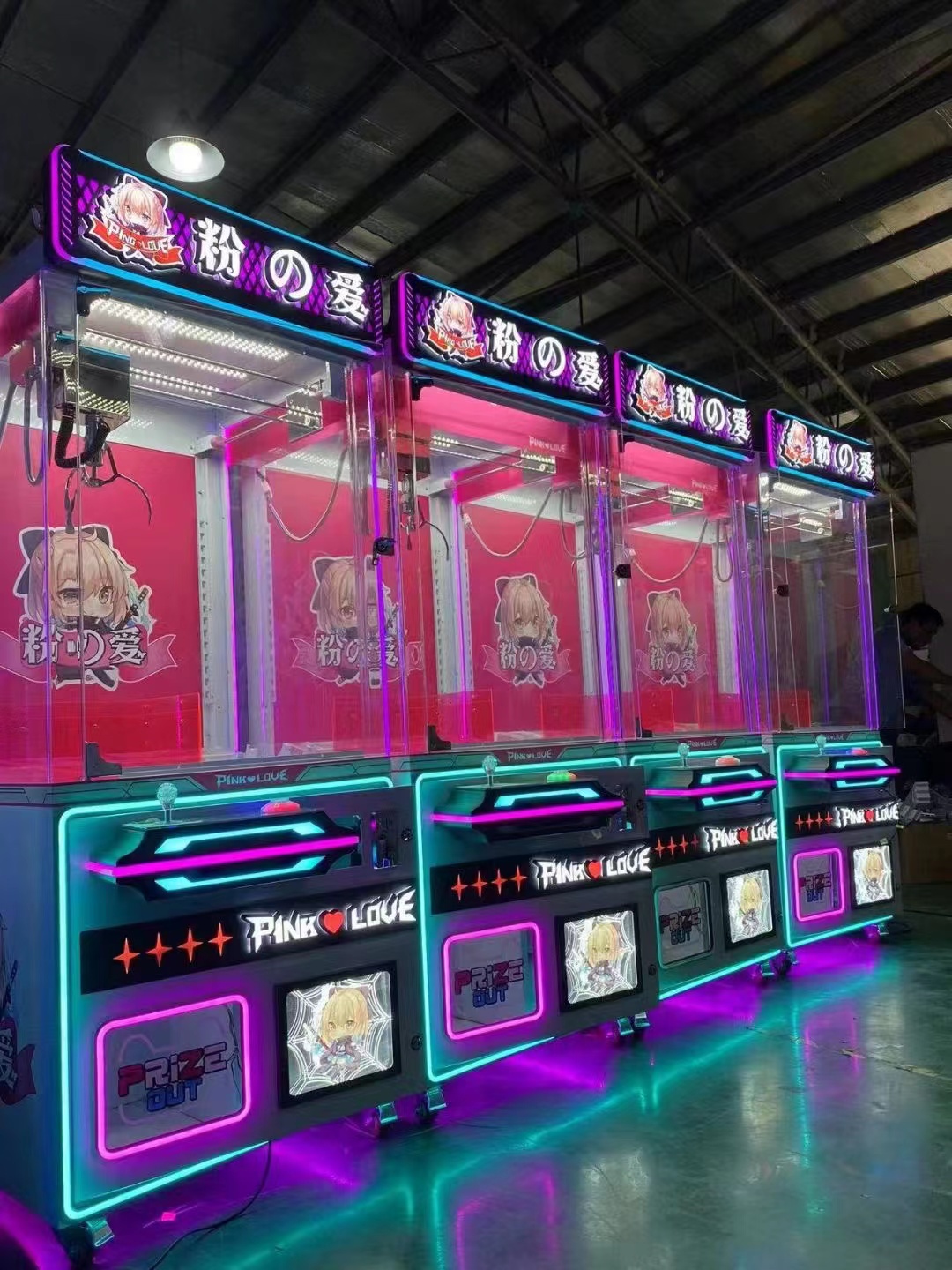 Snacking Doll Machine Manufacturer Scan Code, Coin, Commercial Transparent Hardware Snatching Machine, Blind Box, Handmade Food and Play Game Machine