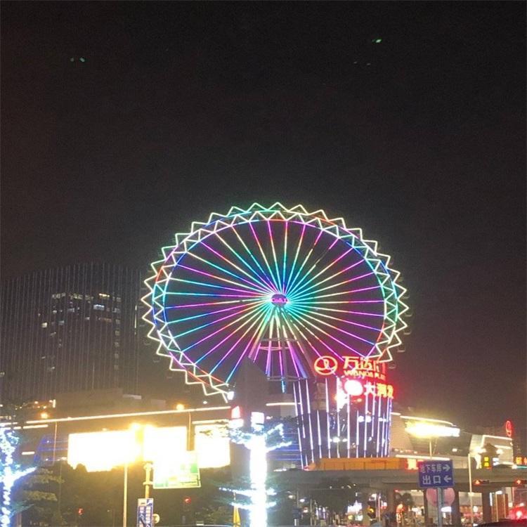 Outdoor Advertising Sky Eye Ferris Wheel LED Large Screen Investment Promotion Enterprise Marketing Fans Help Find Chaowen Tong