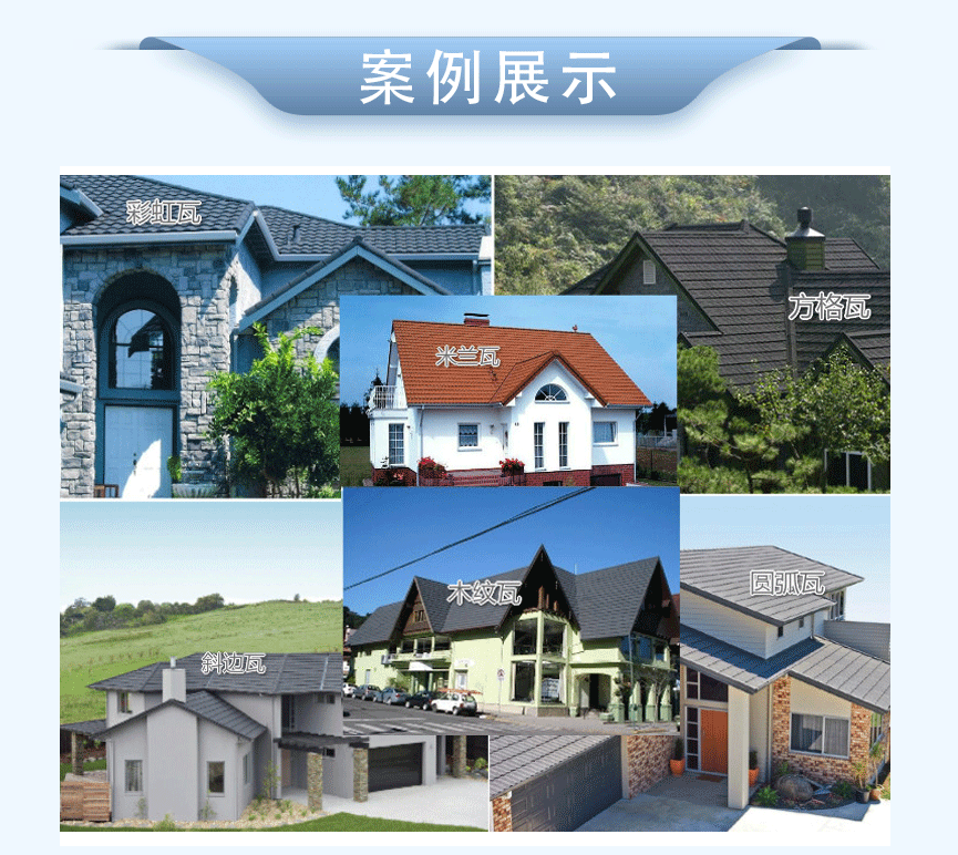 Qilin Tile Industry's roof tiles are leak proof, wind proof, and non fading, suitable for convenient installation in villas, western-style houses, schools, hospitals, etc