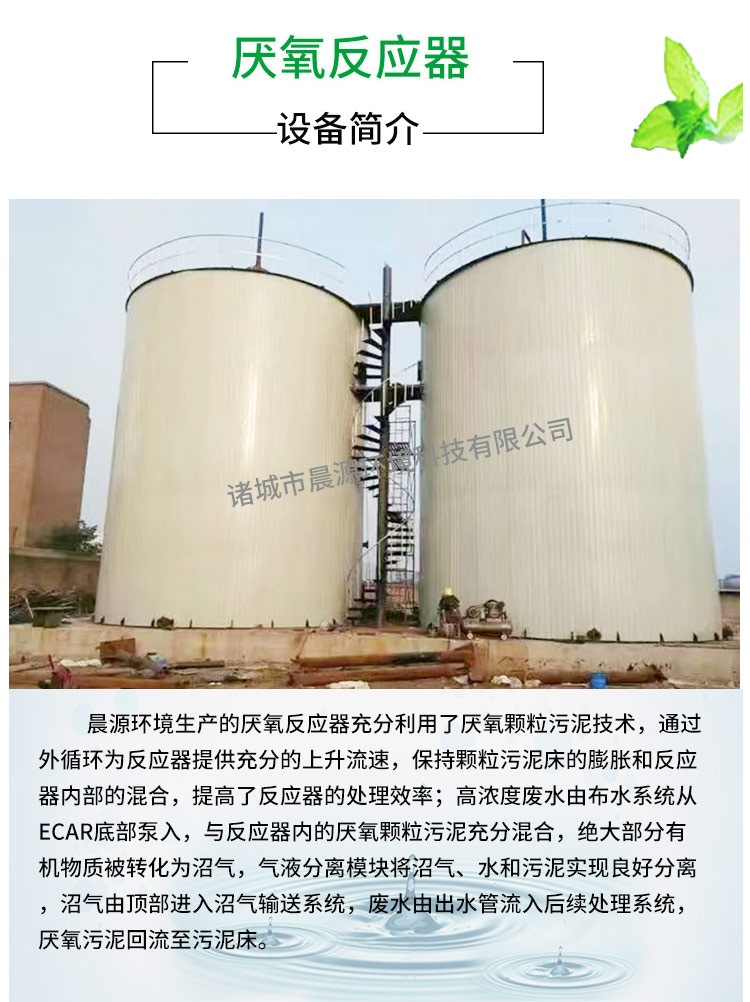 Anaerobic Reactor IC Anaerobic Tower Food Processing High Concentration Wastewater Treatment Reaction Equipment Morning Source