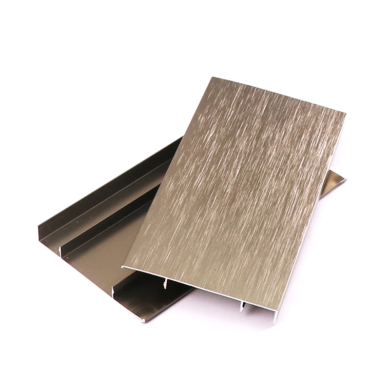 Tooling aluminum alloy skirting board manufacturer waterproof environmental protection Baseboard brushed rose gold spot wholesale