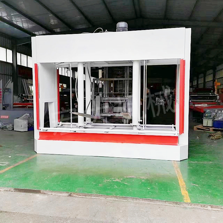 Rock wool aluminum foil plate coating machine for shaping and pressing Woodworking cold press insulation board production line grand