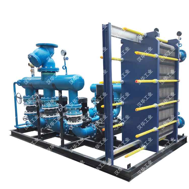 Fixed pressure water supplement heat exchanger equipment for non negative pressure water supply units in high-rise buildings