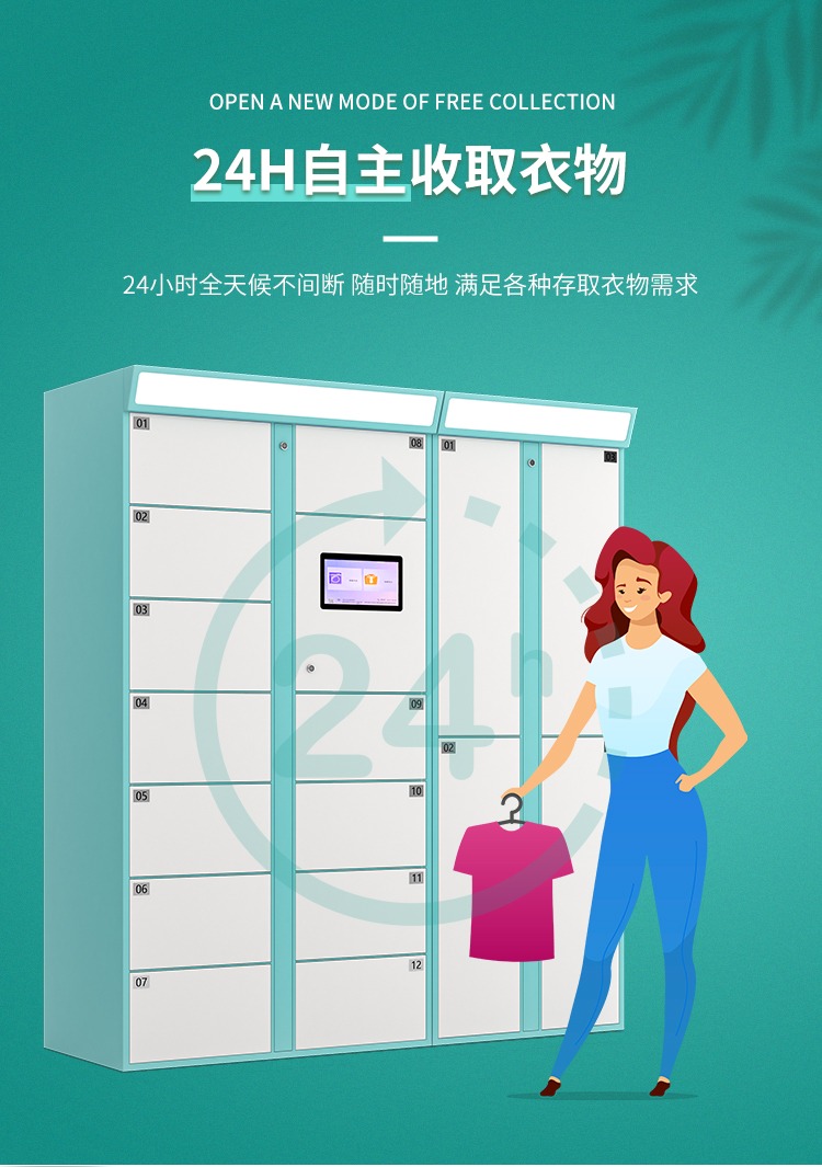 Intelligent shared shoe washing cabinet, sending and receiving shoe cabinet, laundry cabinet, dry cleaning shop, self-service online clothing cleaning community, storage and retrieval cabinet