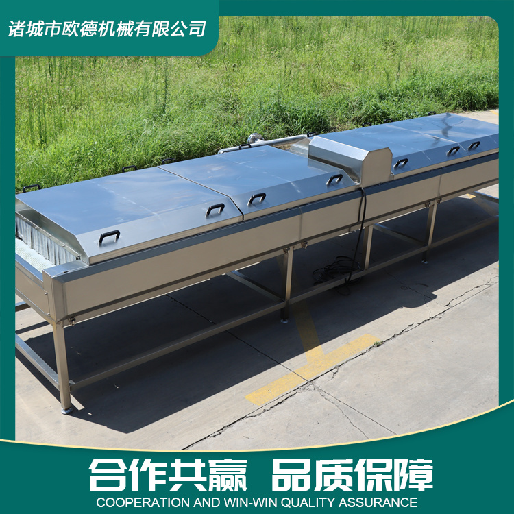 Oyster parallel hair roller cleaning machine, fully automatic seafood cleaning equipment, spraying up and down to remove mud