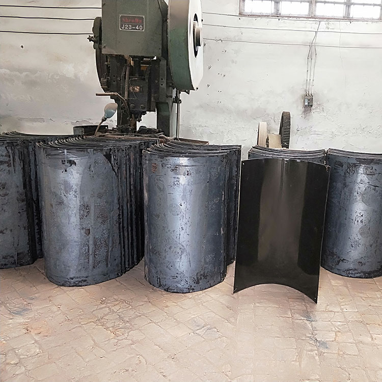 Enamel chute coal conveying equipment Thick coal chute Durable surface treatment Double sided enamel