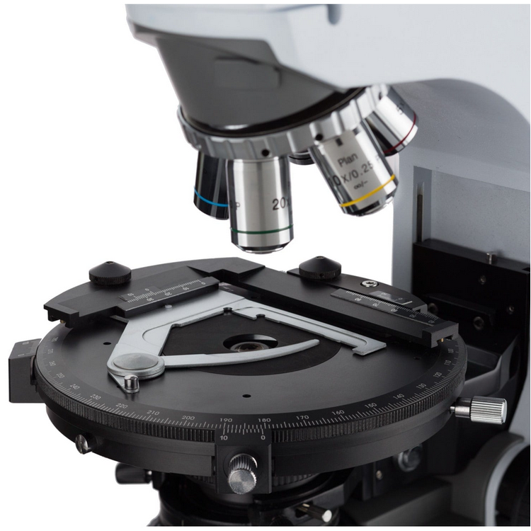 AMSCOPE50X-1000X imported upright three eye dual illumination polarizing microscope from the United States