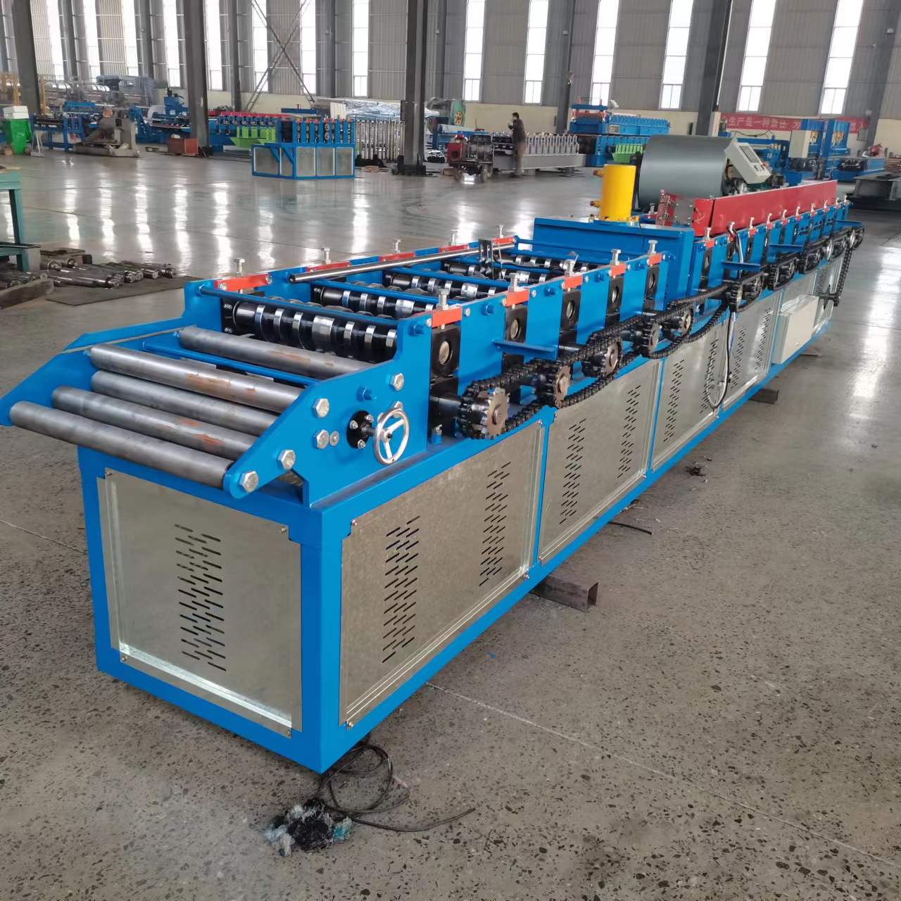 Practical manual number changing fish scale net equipment, building water stop steel plate machine, Shengrun customized irregular cold bending equipment