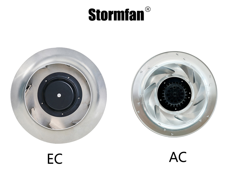 STORM communication base station room air conditioning fan outer rotor backward tilt centrifugal fan 280mm 1950m3/H air volume