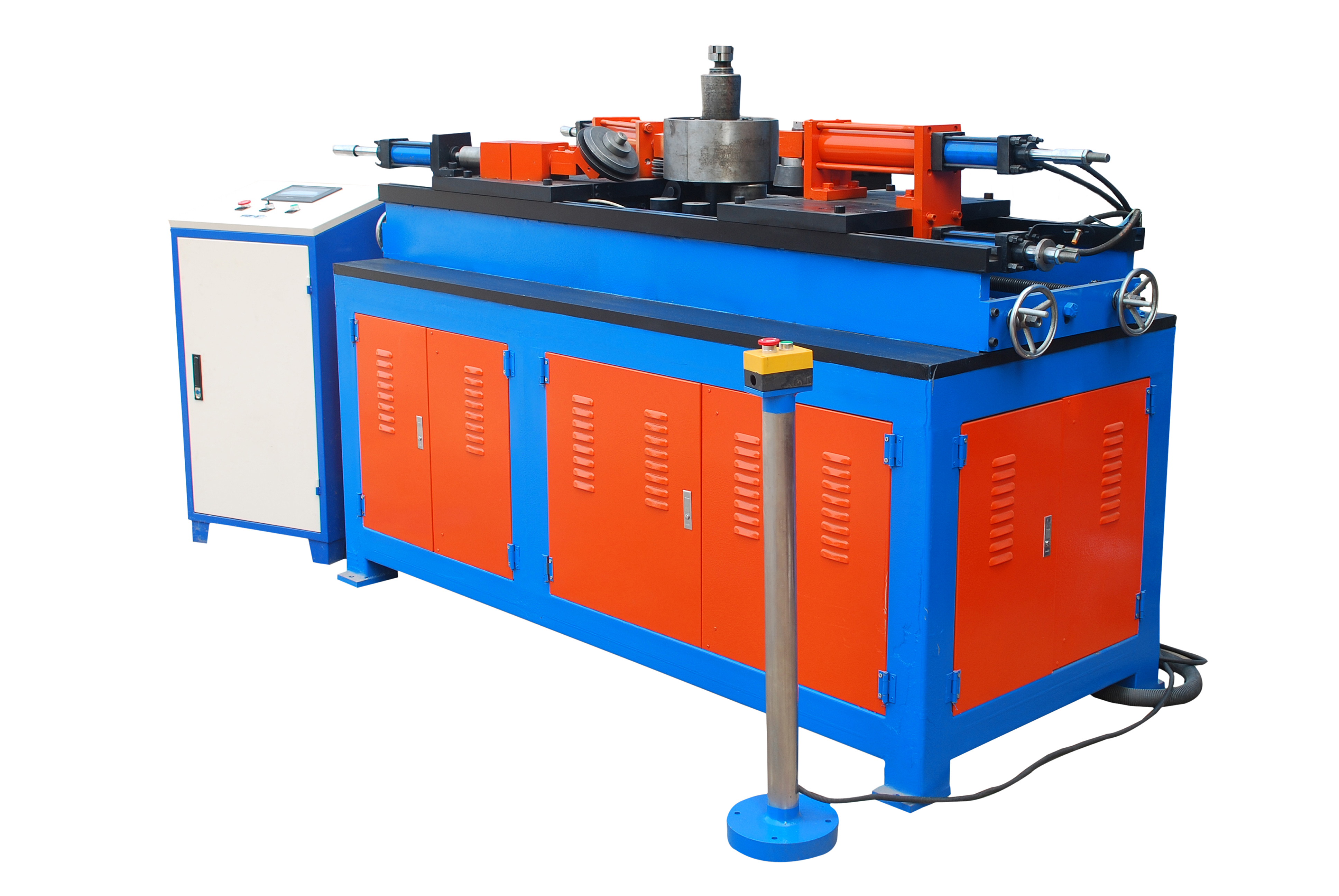 Machinery manufacturers produce air duct flanging equipment, square barrel equipment, lightweight body, two roller machine brand Debo