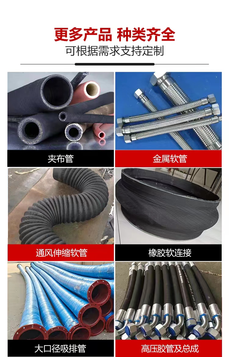 High pressure oil pipe polyurethane reinforced steel wire hose resin wear-resistant pipe pu steel wire hose