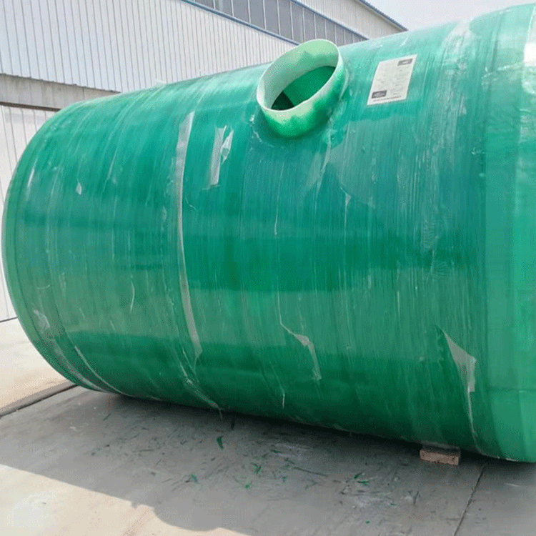 Septic tank three grid FRP oil separator reservoir integrated sewage treatment buried sedimentation tank