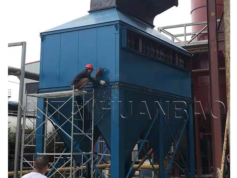 Ceramic multi tube cyclone dust collector, cast iron, cyclone suitable for high-temperature flue gas in boilers