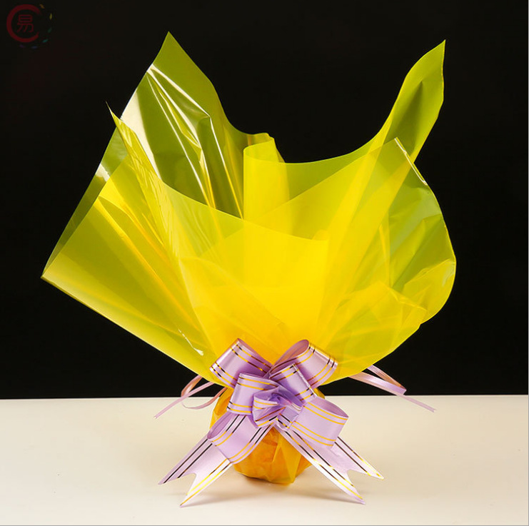 BOPP film, transparent packaging film, width 30cm, length 15cm, candy, flowers, gift bouquets, plastic packaging bags