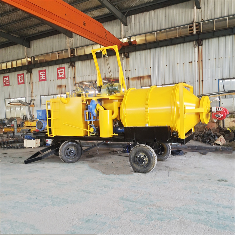 Small traction asphalt mixing tank, 3-way stabilized soil mixing equipment, waste recycling machine