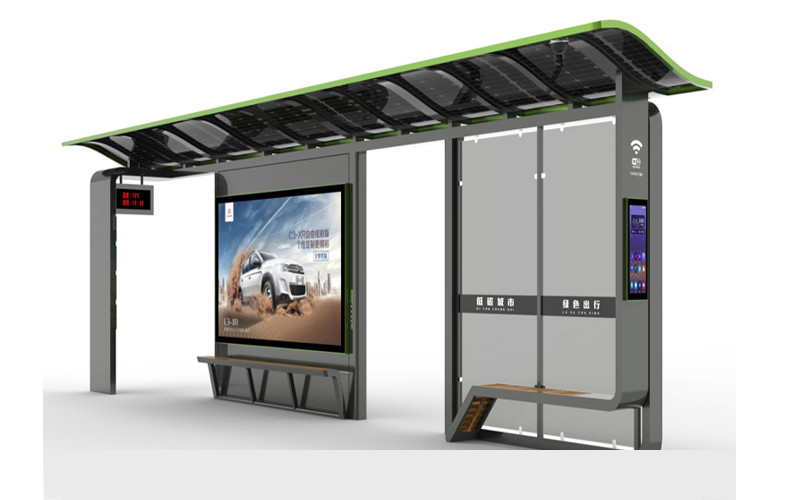 Intelligent shelter manufacturer, professional bus stop production factory, source manufacturer, delivery guarantee