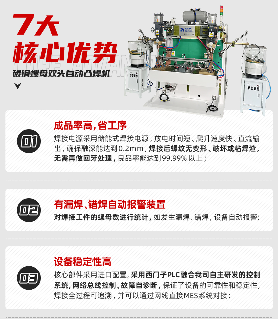 Spot welding machine, nut automatic welding machine, nut welding equipment, non-standard production