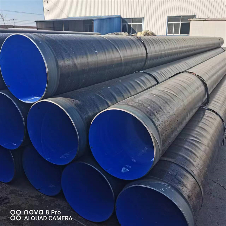 3PE anti-corrosion seamless steel pipe composite pipeline with external 3PE inner coating for water transmission in hydraulic engineering