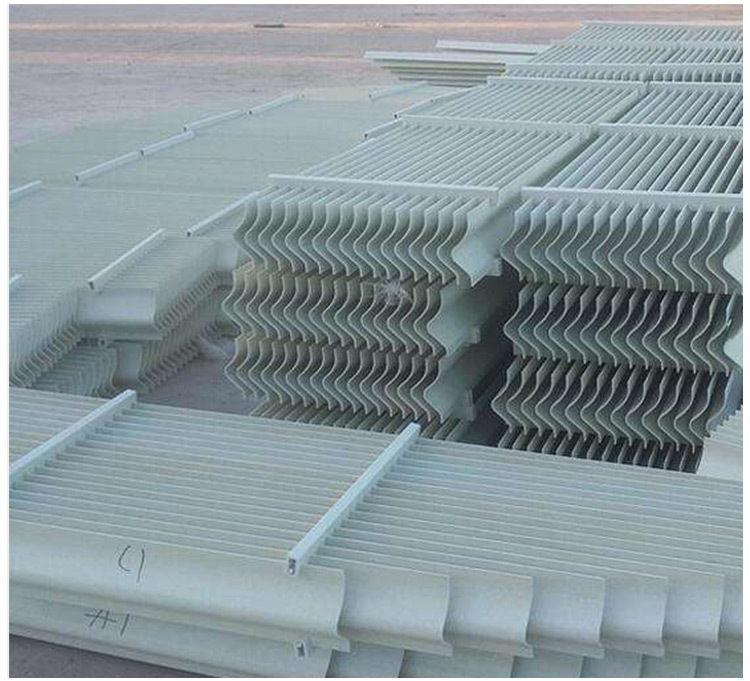 FRP demister baffle demister desulfurization tower spray tower S-shaped hook PP mesh roof ridge