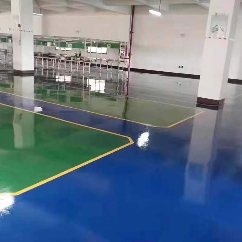 Hello building materials, epoxy resin flooring, wear-resistant, anti slip, and dust-free purification workshop, high clean and self leveling floor