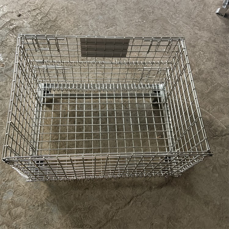 带轮子仓储笼 折叠式周转笼 集装箱厂家 载重150kg 定制样品