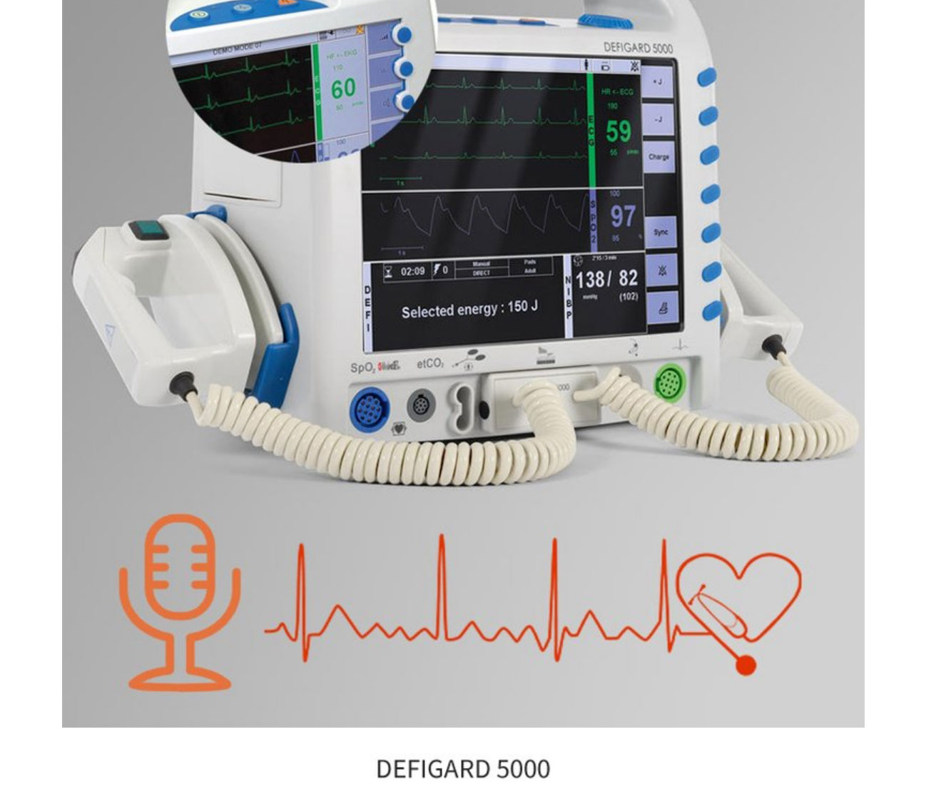 Selected defibrillation monitors, portable defibrillators, fully automatic, directly supplied by manufacturers