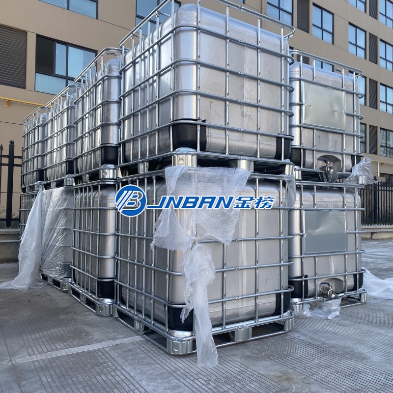 Jinbang Machinery Industry 1000L Stainless Steel IBC Ton Tank Ton Drum Container Drum Factory Customization