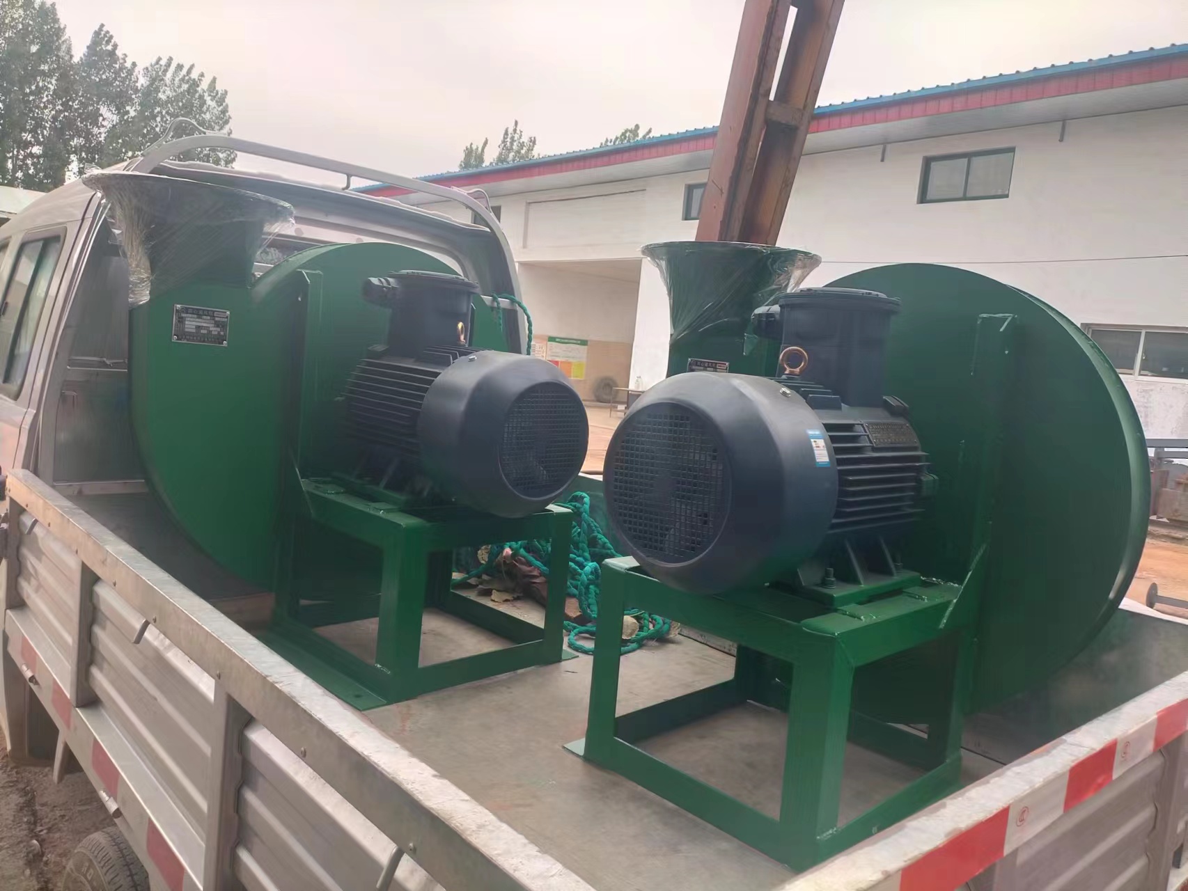 75kw flue gas desulfurization tower spray tower fan manufacturer GY-10 powder material furnace bottom combustion support blower