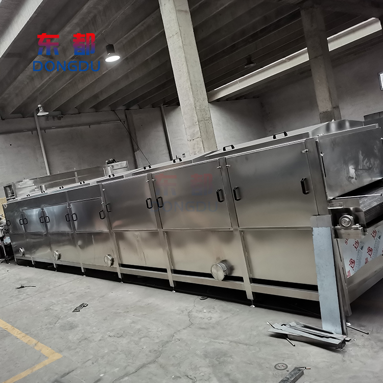 Stainless steel golden needle mushroom packaging bag sterilization equipment Dongdu bamboo shoots braised chicken feet sterilization assembly line Pasteurization machine