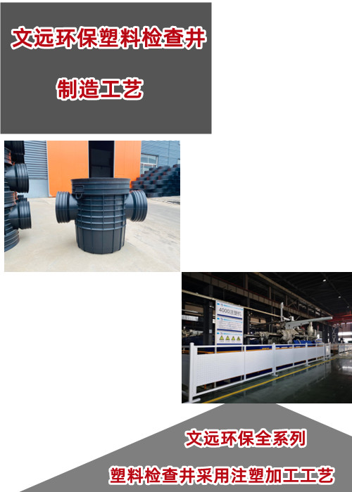 PPB1000 Plastic Inspection Well Manufacturer National Standard Heavy Duty Municipal Well Supply External Reinforcement