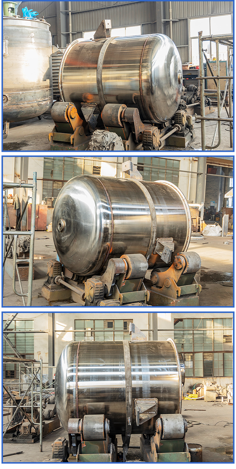 Stainless steel pressure vessels, chemical storage tanks, high-temperature steam storage tanks, manufactured by manufacturers