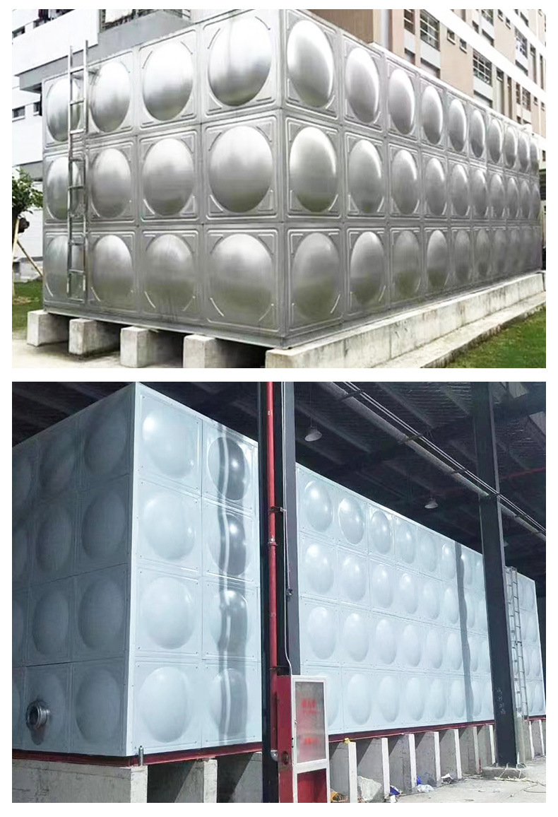 Integrated fire protection equipment for the benefit of the people, stainless steel water tank, food grade prefabricated water tank, installable