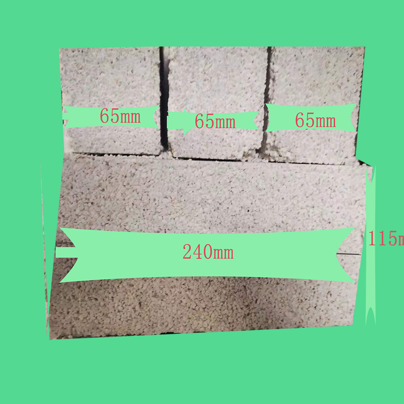 Expanded Perlite light standard brick is suitable for boiler lining, hot blast furnace lining, drying room lining, drying flue