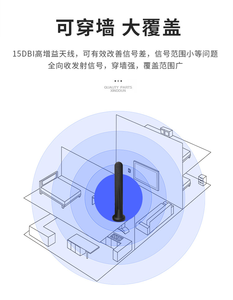 Spot wholesale full band waterproof sucker 5g antenna IoT high gain Charging station 5G sucker antenna