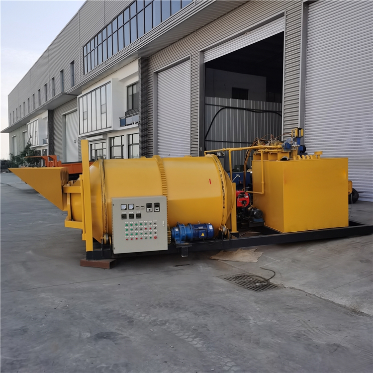 Asphalt mixer, Zhongtuo concrete hot mix recycling traction chassis with built-in hot melt kettle
