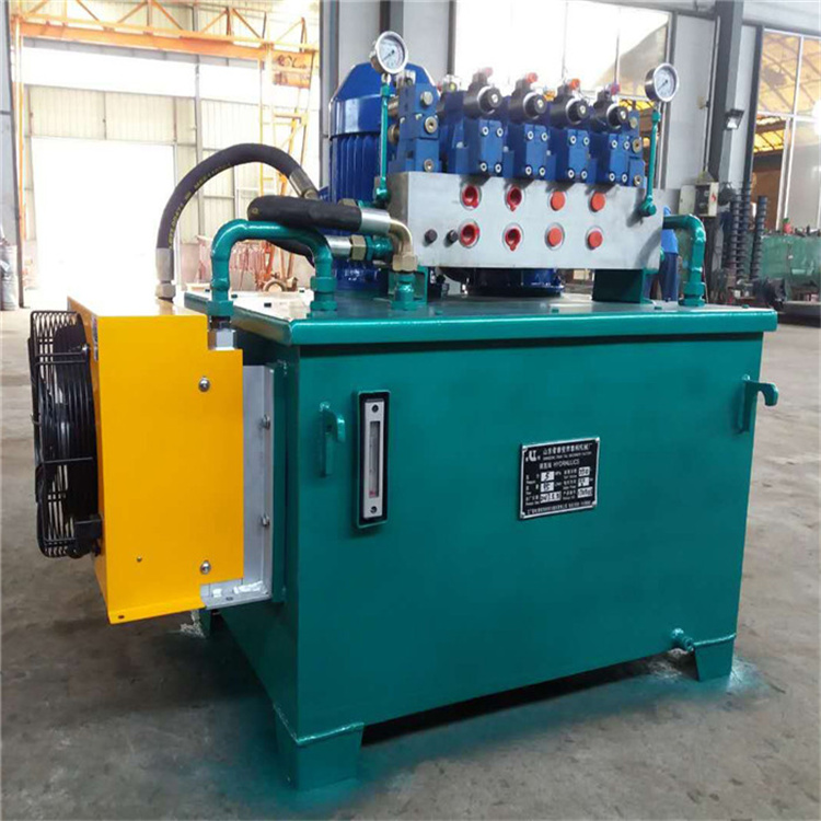 Customizable automated hydraulic pump station, motor power, hydraulic system, pressure gauge, shockproof