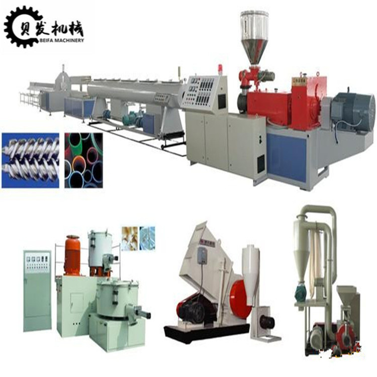 Beifa Machinery Plastic Pipe Production Line 50-250 PVC Pipe Extrusion Equipment Production Power Pipe Machine