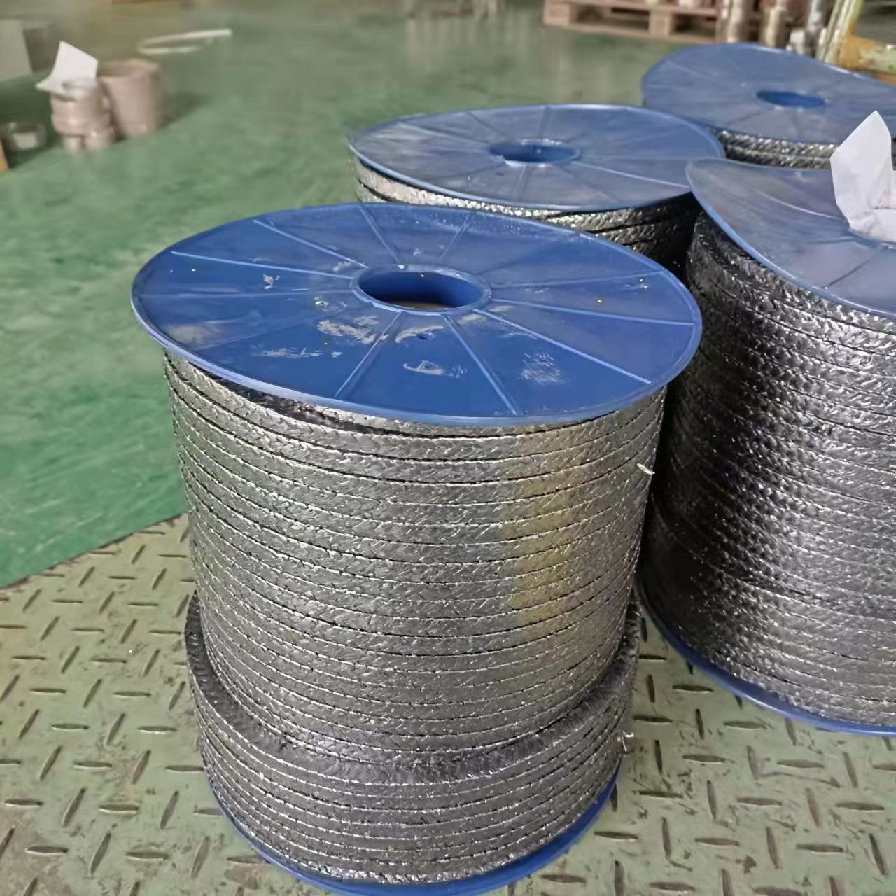 Shengzhang customized high-pressure graphite packing with high-temperature resistant metal wire reinforced expanded graphite packing ring