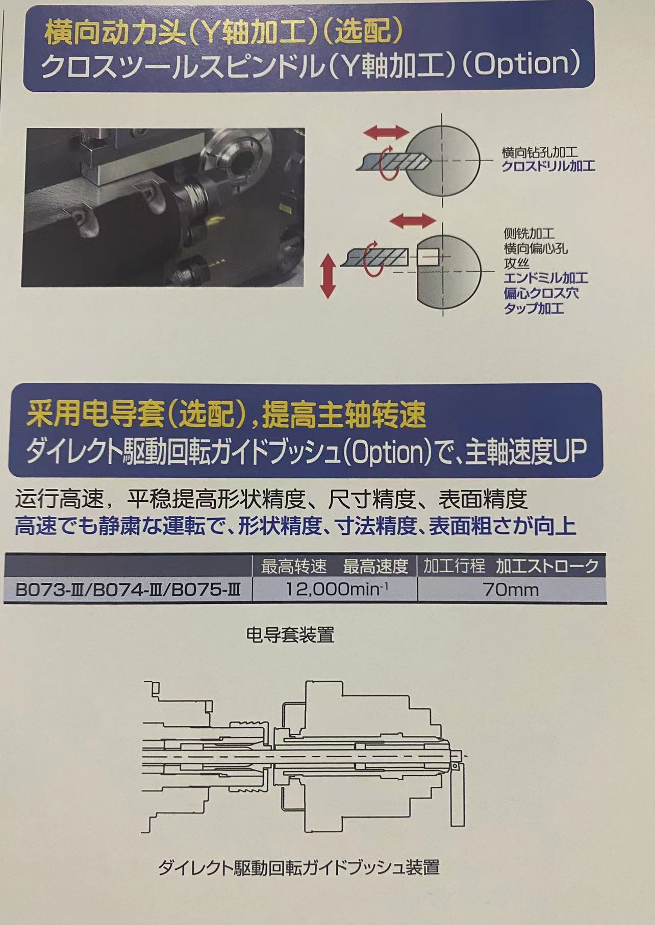 Precision Lathe B073-III B074-III B075-III Special Machine for Micro IT Products with Jinshang Walking Machine