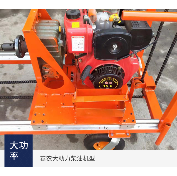 Cross road pipe horizontal drilling machine XHT192 diesel engine wireless remote control one click operation