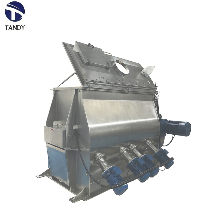 Tangdi Machinery Single Shaft Paddle Mixer Substitute for Meal Rice noodles Granules Solid Beverage Dry Mixer Additive Mixer