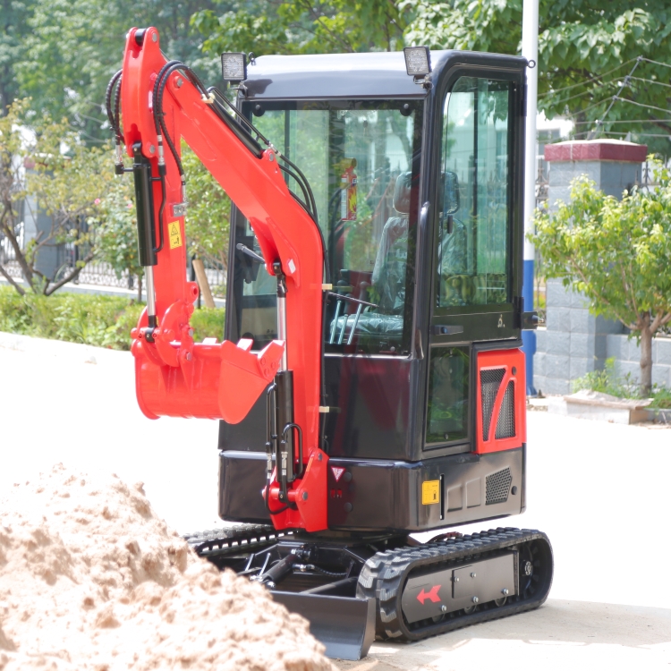 25 mini excavator with cab Mini excavator for construction site Mini Excavator Small hook for mining in orchard mountain area