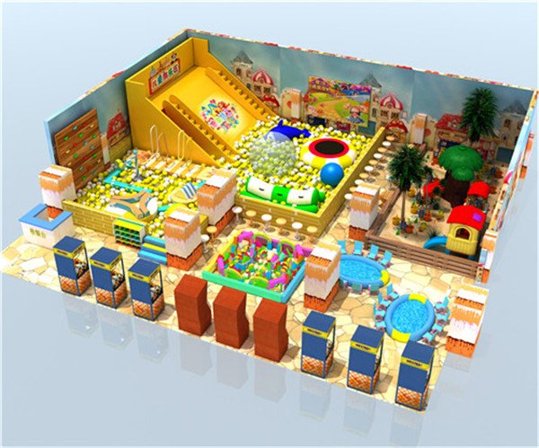 Customization of Outdoor Facilities for Large Naughty Fort Children's Park Amusement Park Equipment Indoor Combination Amusement Park